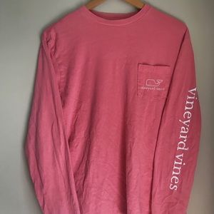 Vineyard Vines Coral Long Sleeve Tee